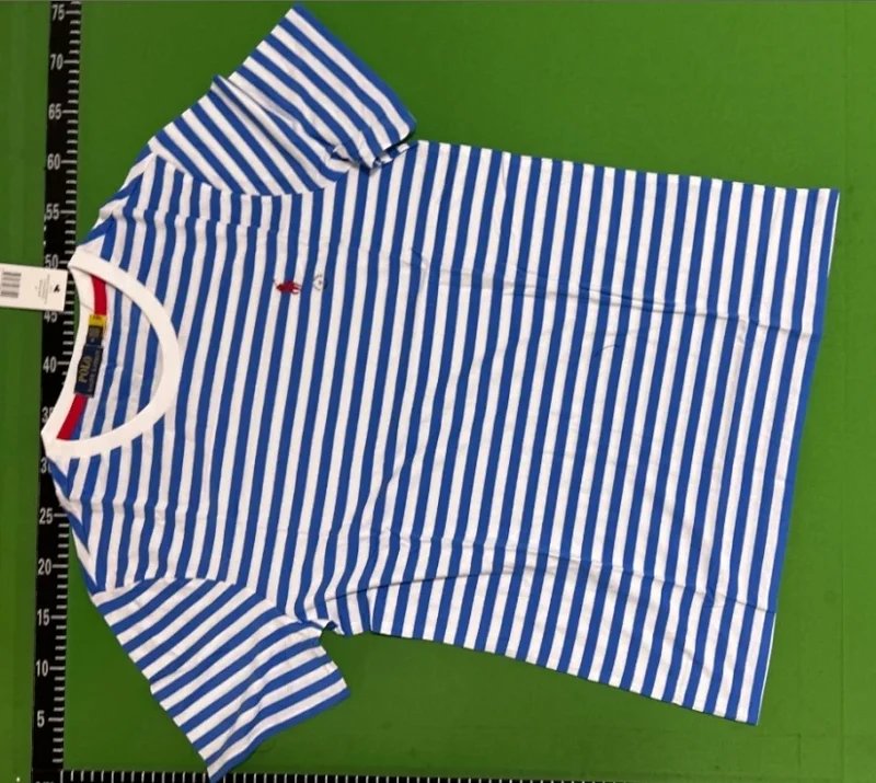 Polo Ralph Lauren T-shirt Striped Pony Blue White