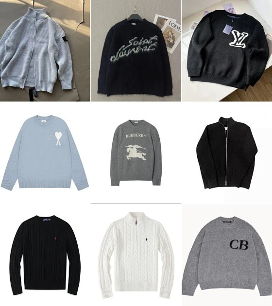 210-Factory Off-Season Clearance High-Quality Branded Sweaters Collection WhatsApp+852 4723 1741