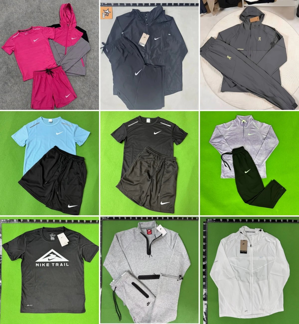Factory Direct Athletic Long and Short Sleeve Sets