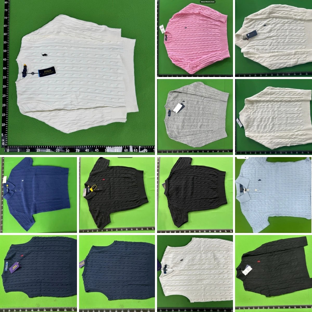 Classic Pony Fashion Versatile Knitted Sweater Short Sleeve Collection