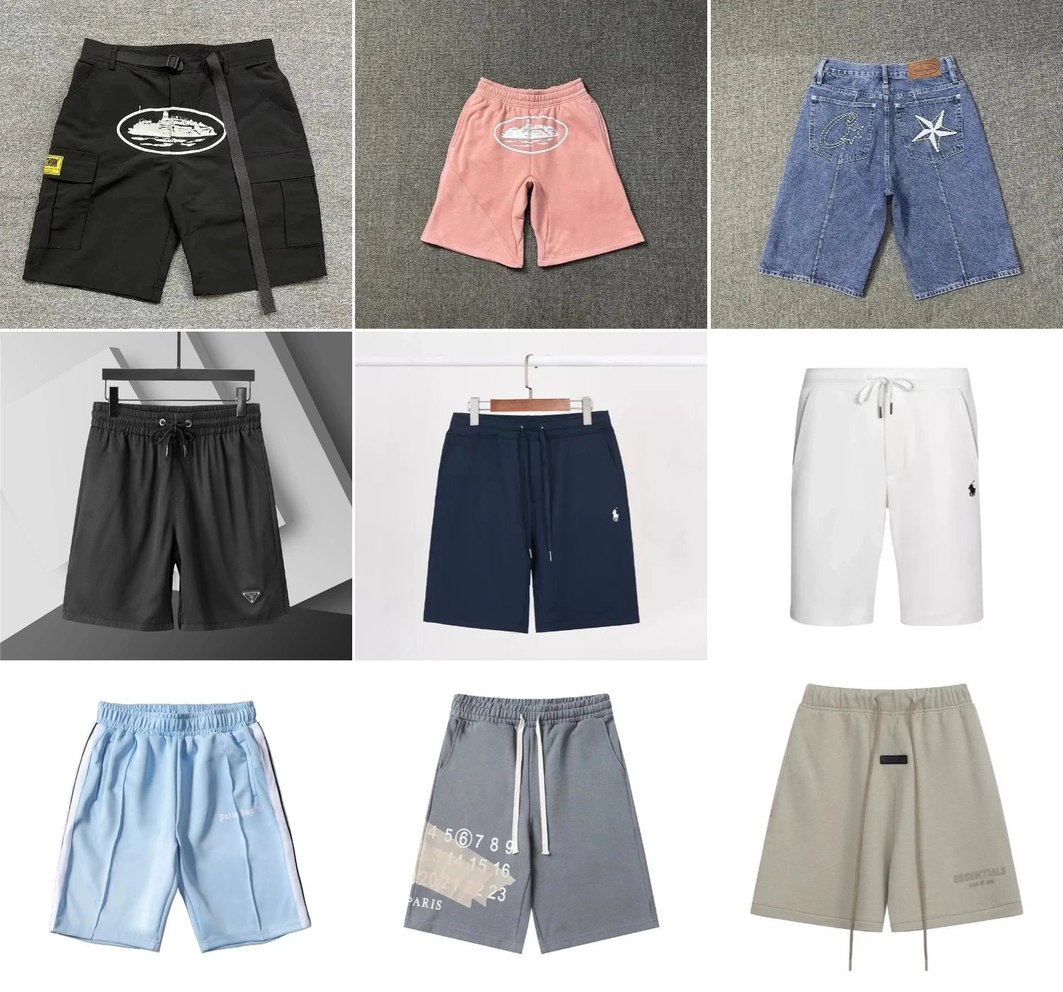 Collection of mid-year clearance special letter fashion brand shorts 7