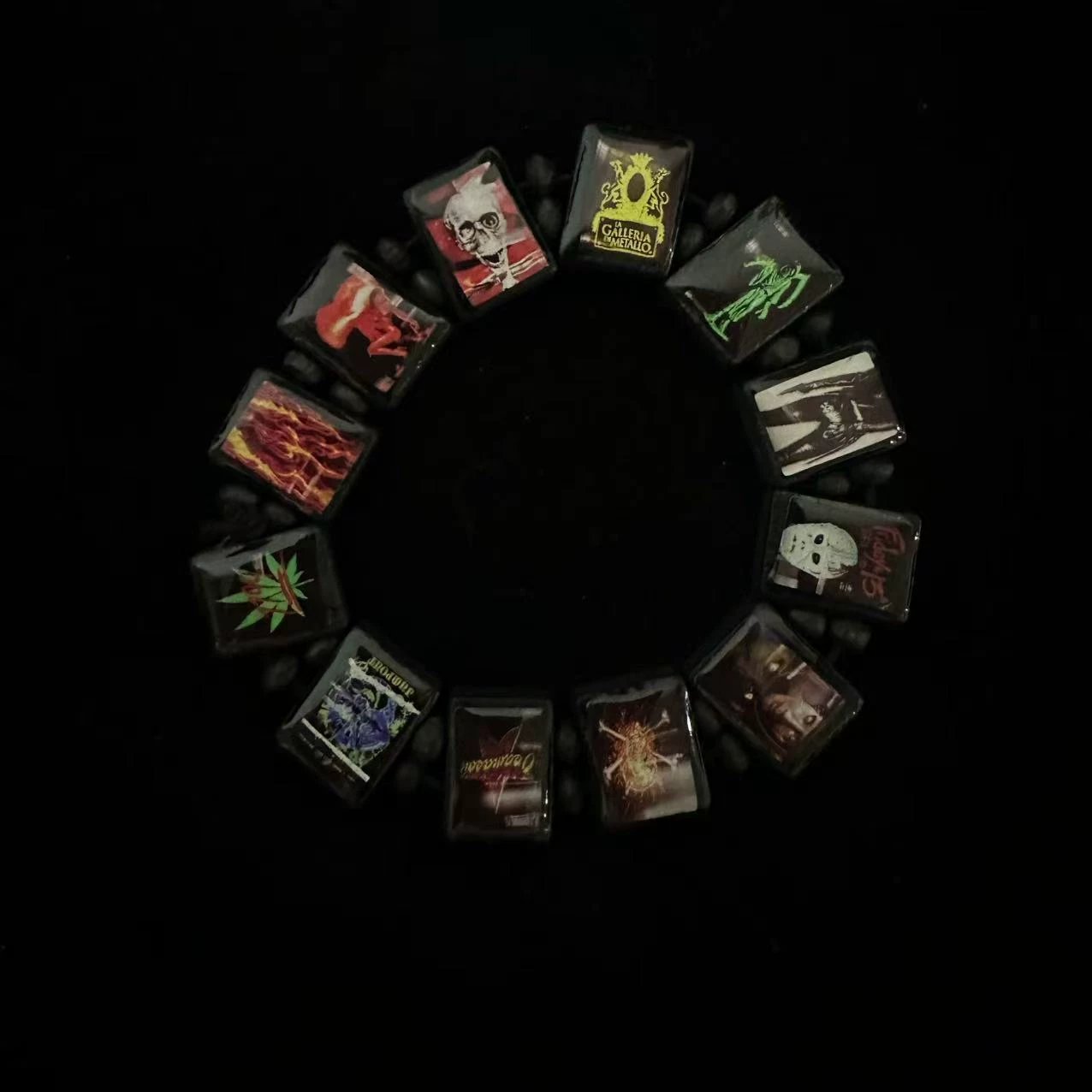 Black Osamason-style bracelet