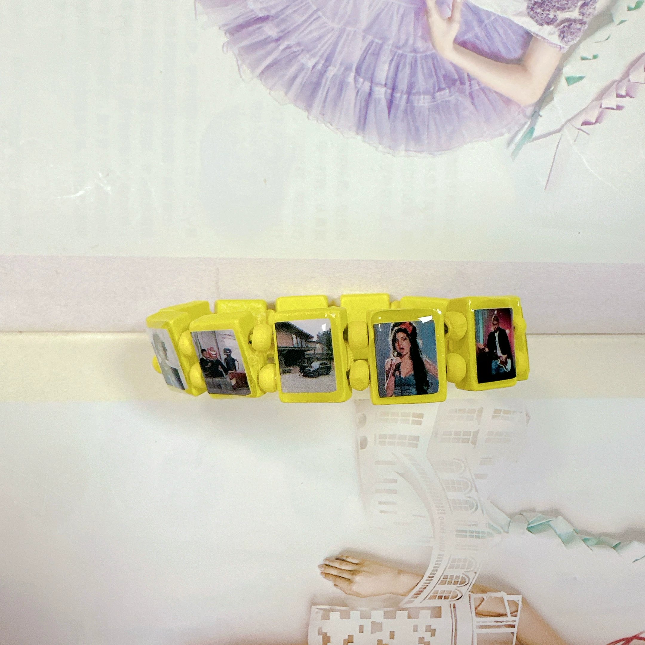 One yellow handmade character (non refundable and non exchangeable)