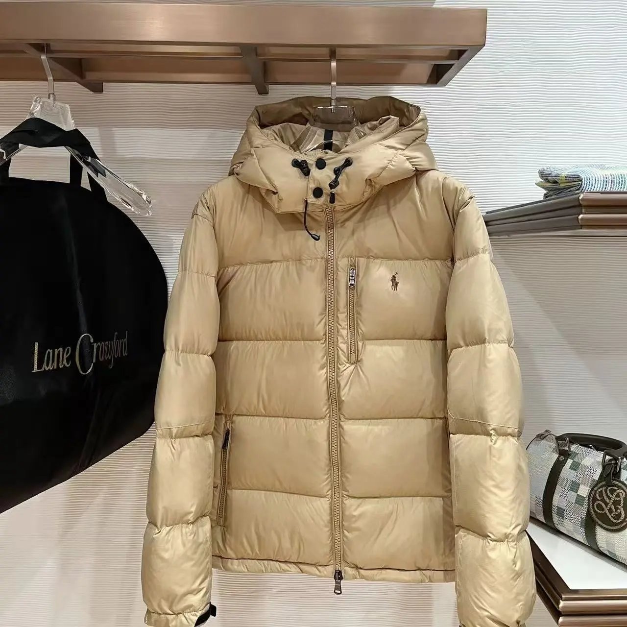 Ralph Lauren Top Quality - 90% White Down - Khaki