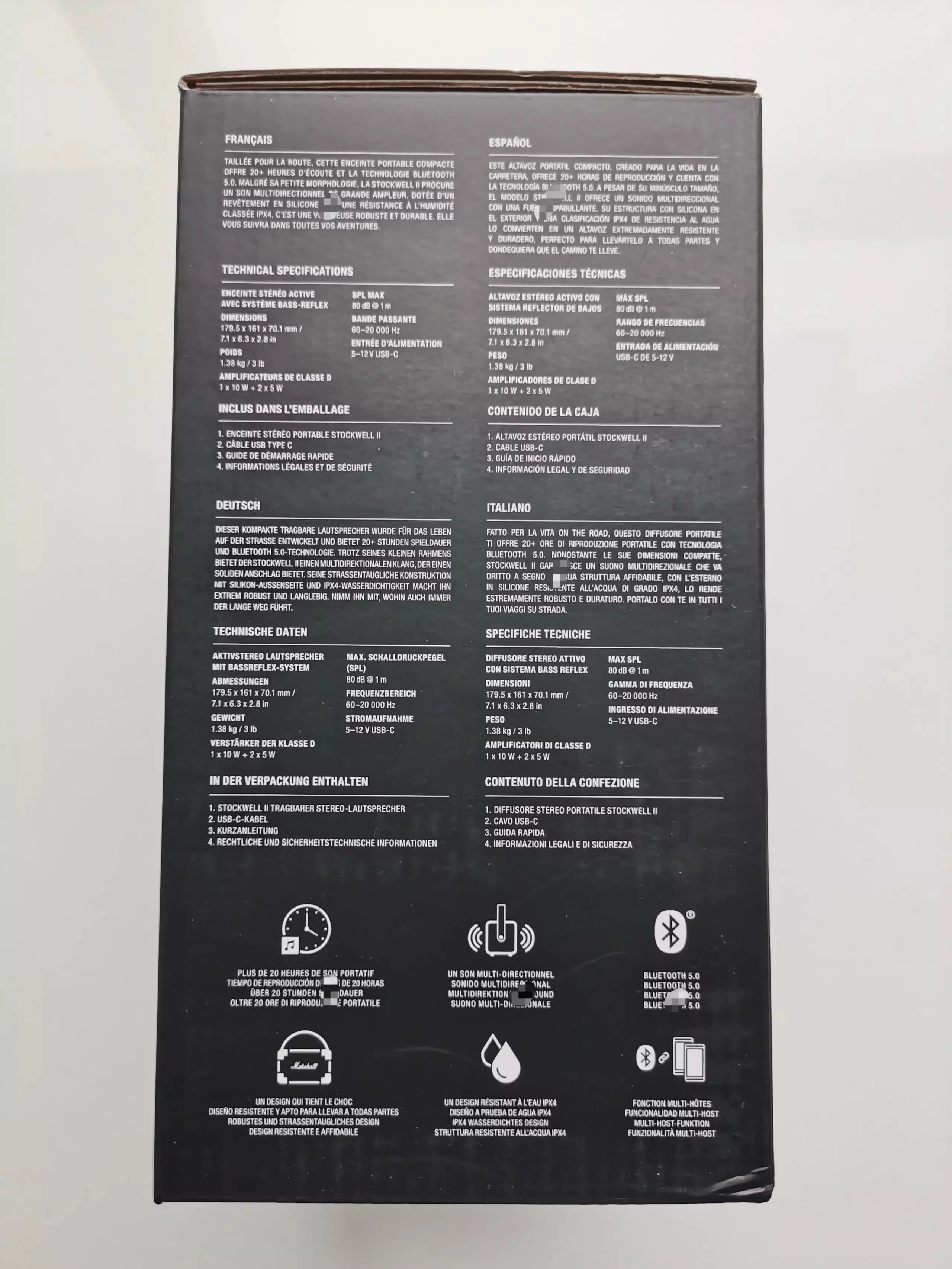 Marshall Stockwell II Bluetooth Speaker product detail 4