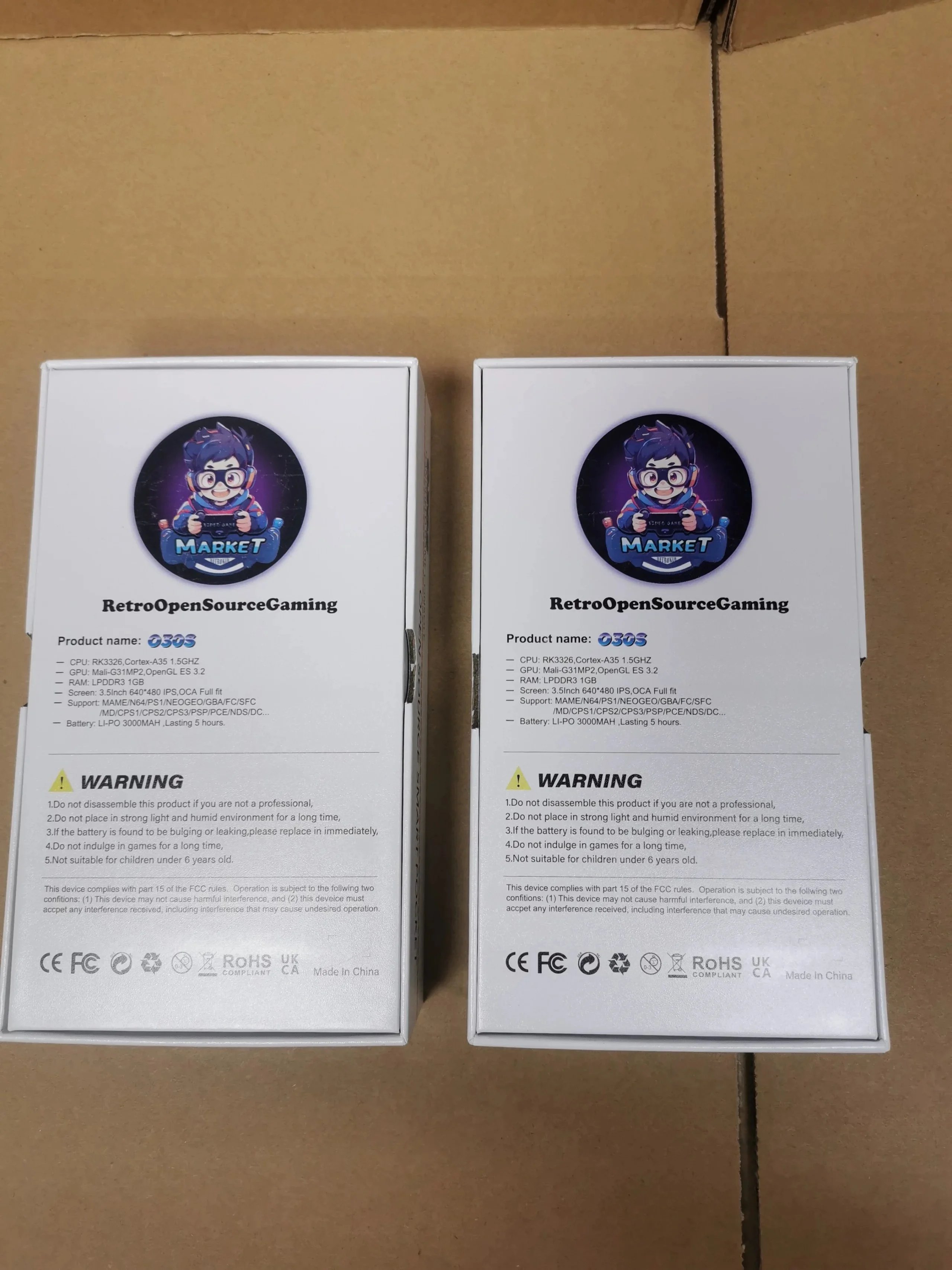 R30S Handheld Game Console product detail 1
