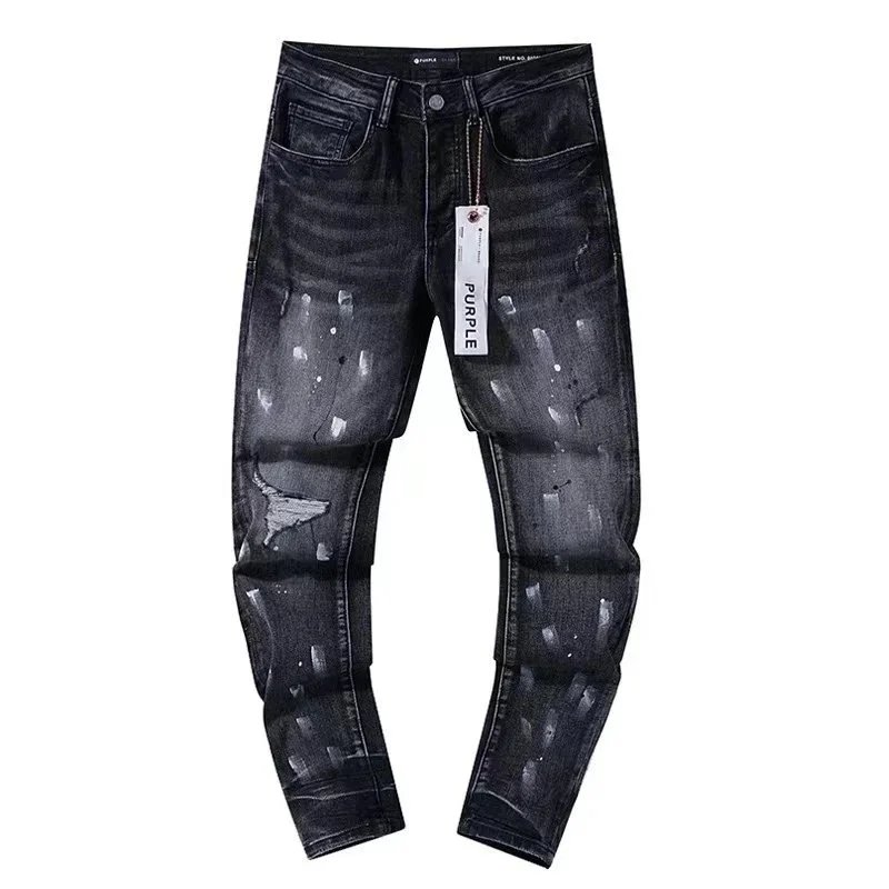 Purple jeans