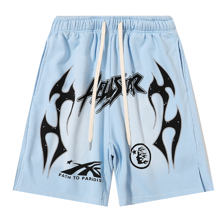 Flame Print Shorts product detail 1
