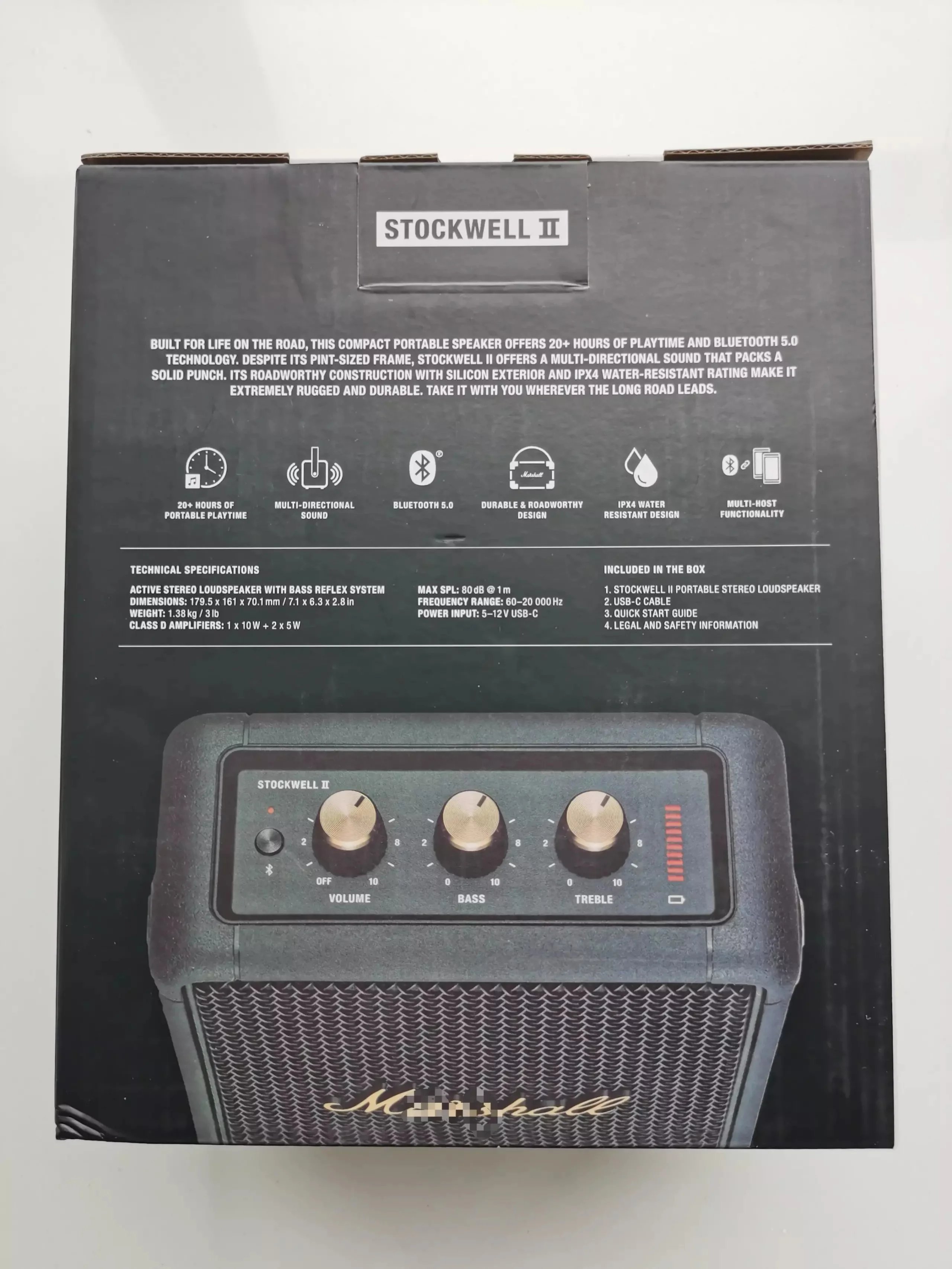 Marshall Stockwell II Bluetooth Speaker product detail 2