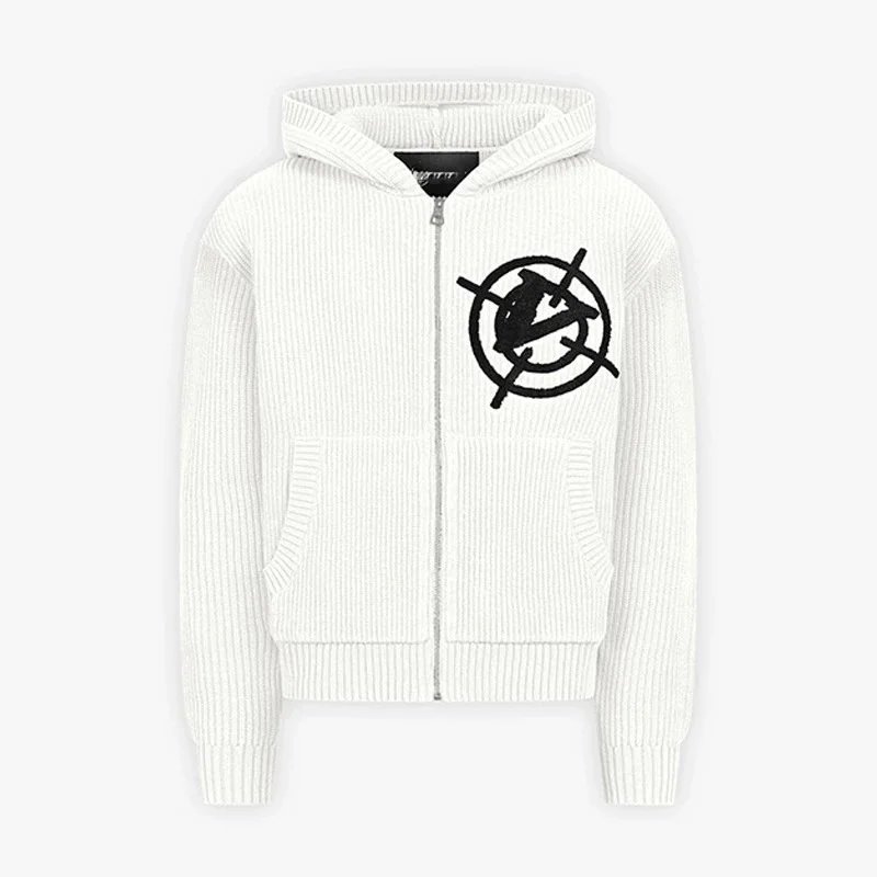Hooded Zip Knit Cardigan product detail 11