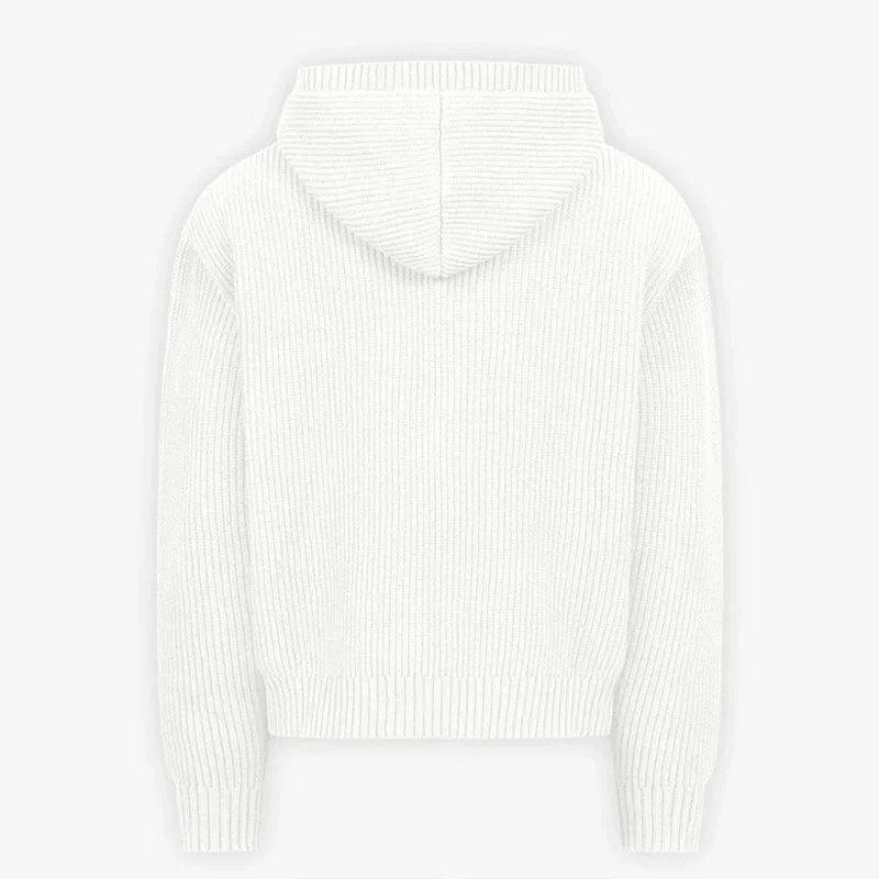 Hooded Zip Knit Cardigan product detail 14