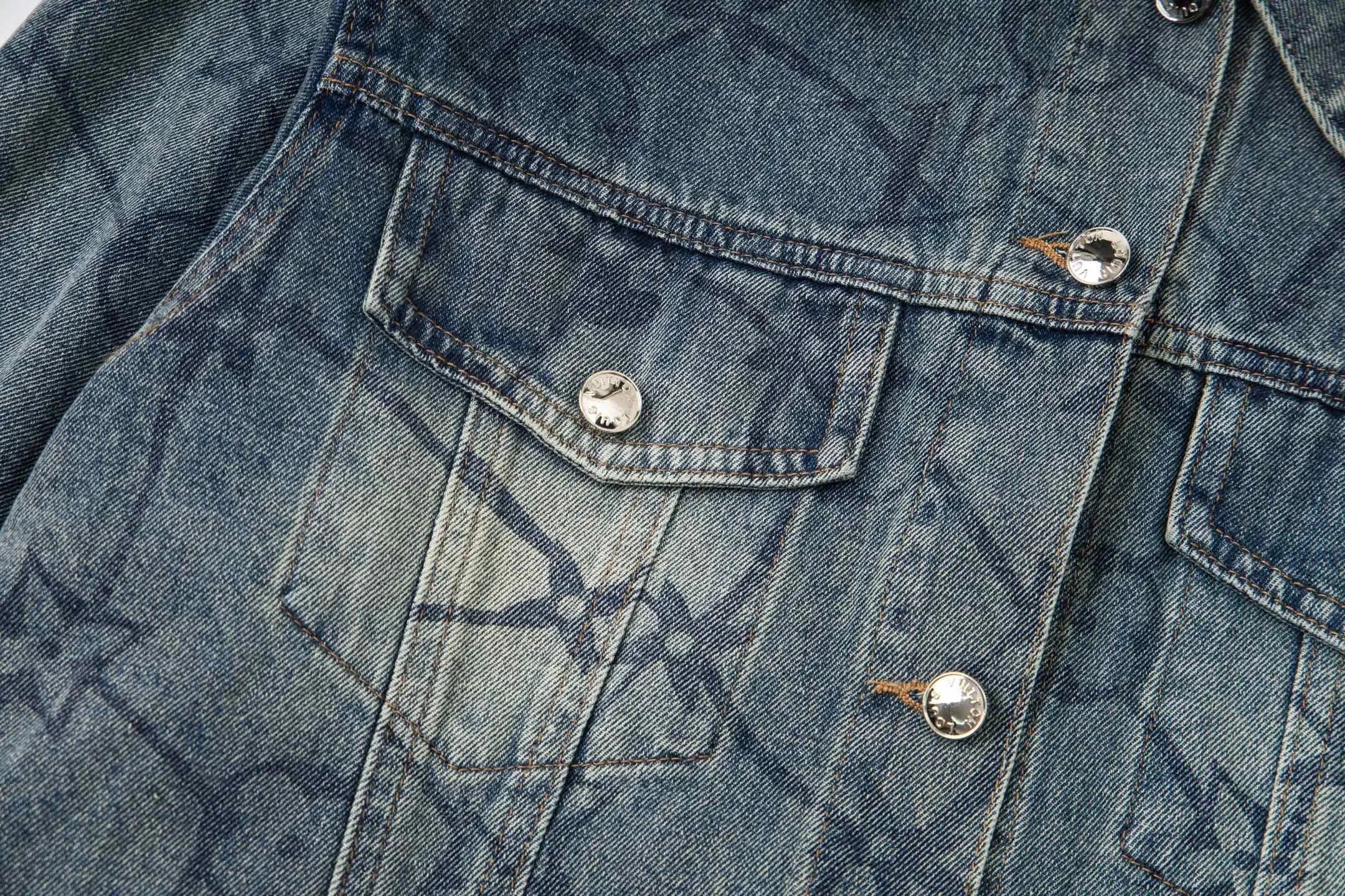 LV Monogram Denim Jacket product detail 4