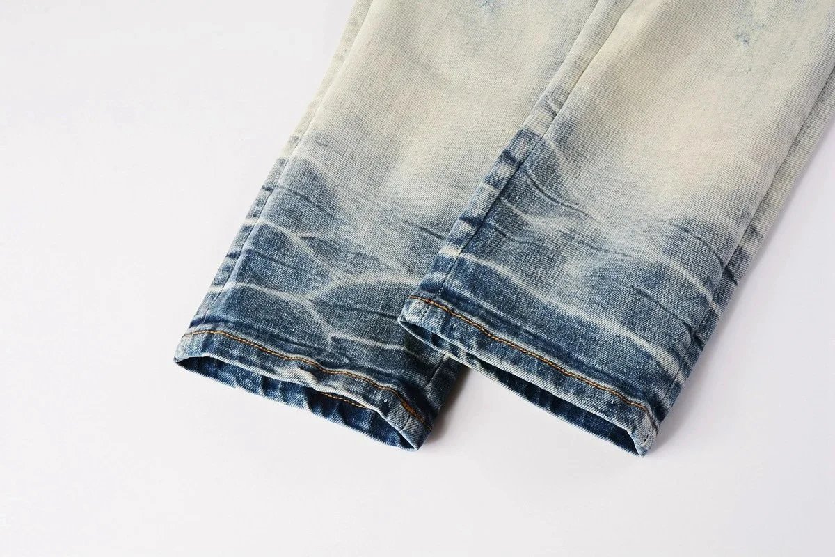 AMIRI three-label ripped jeans product detail 8