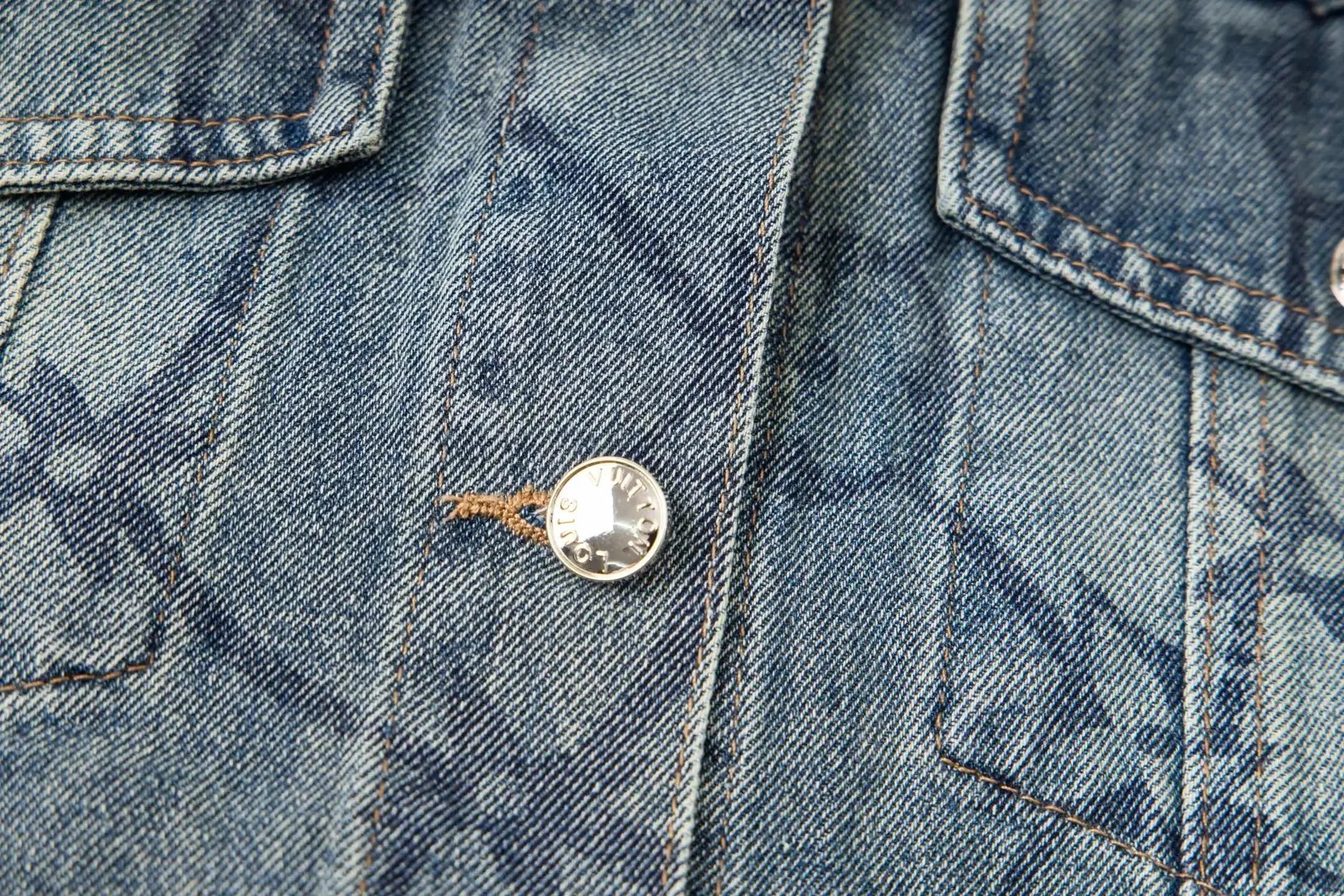 LV Monogram Denim Jacket product detail 6