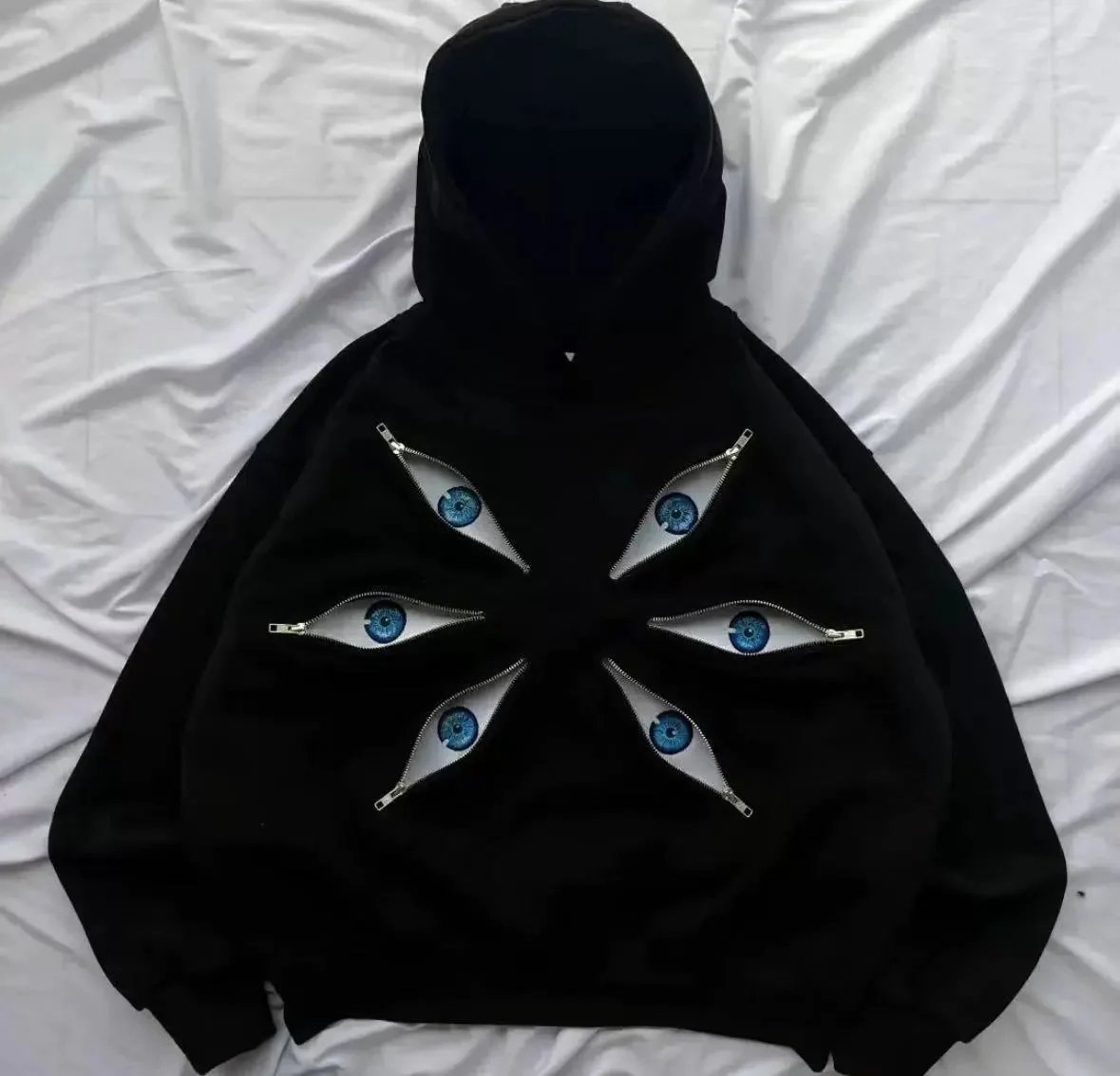 Dark retro rock element hoodie