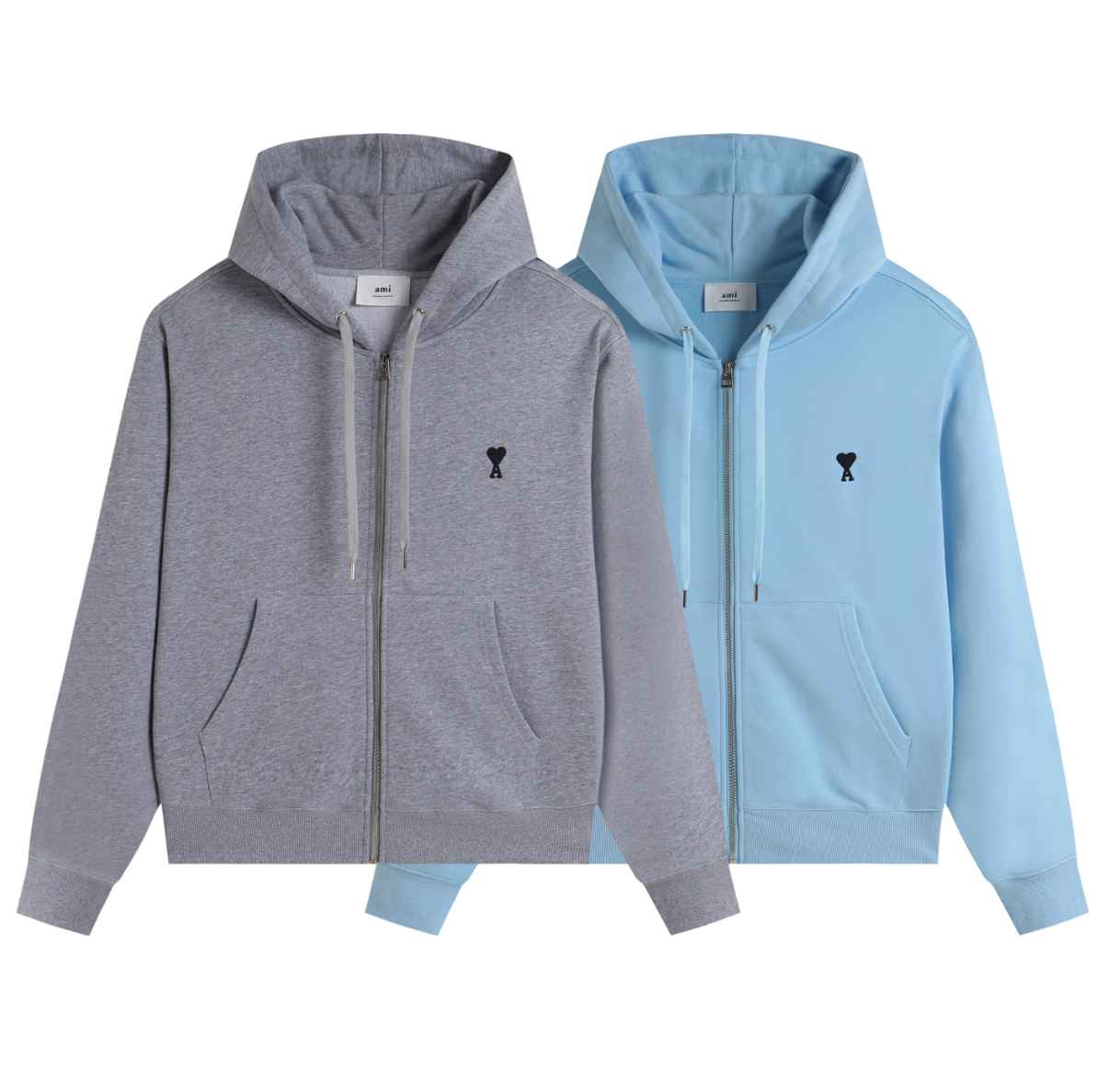 Classic Embroidered Logo Zip-Up Sweatshirt