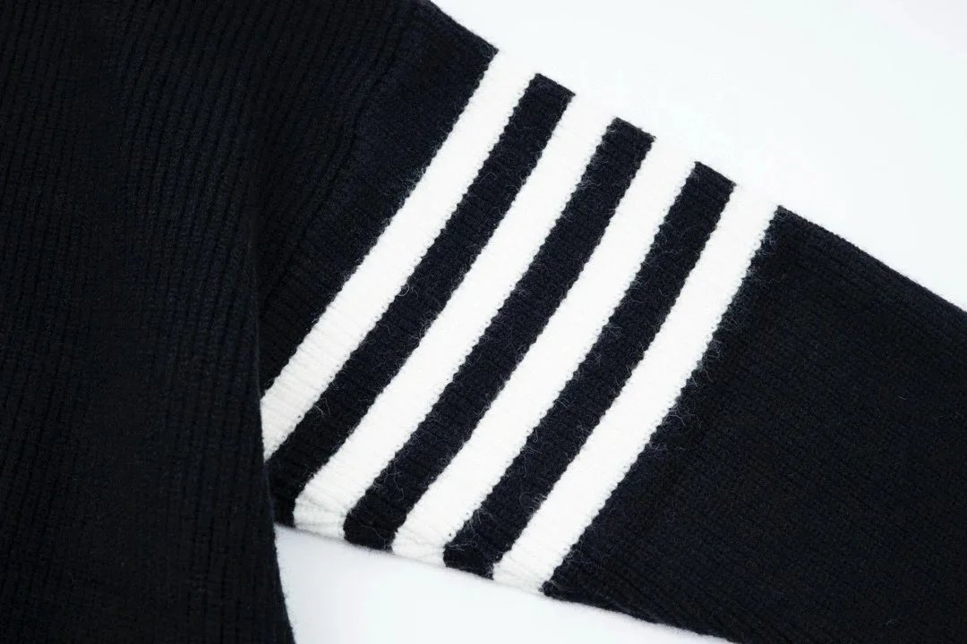 Striped Stand Collar Jacket product detail 3
