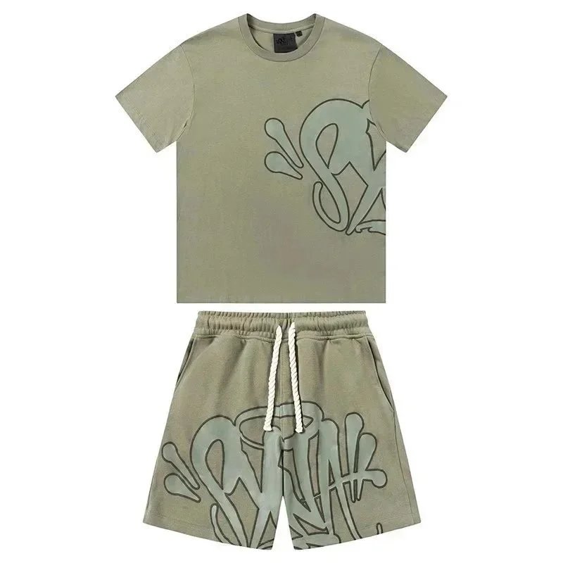 Graffiti Hoodie Shorts Set product detail 6