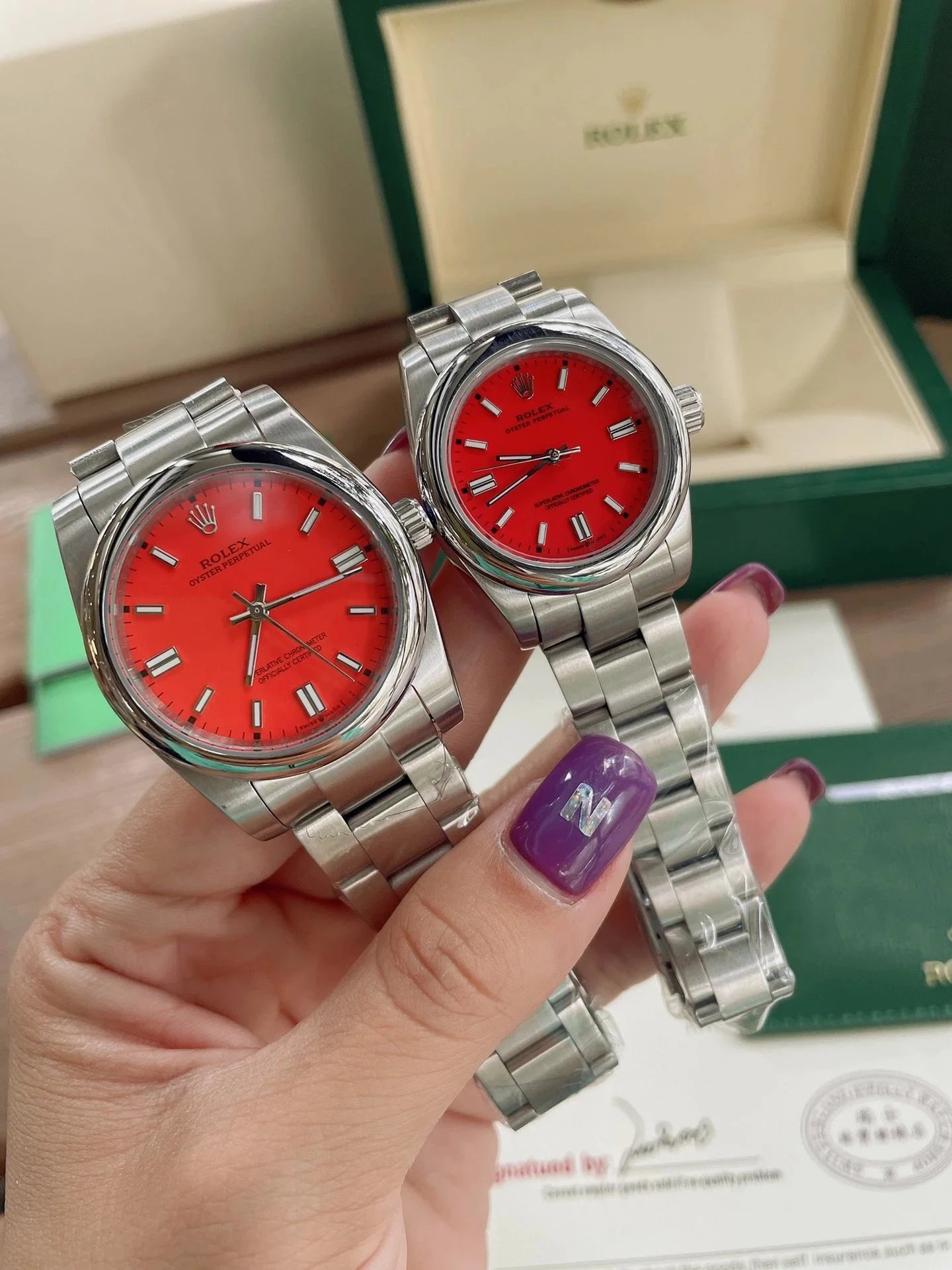 Log Style Steel Watch product detail 4