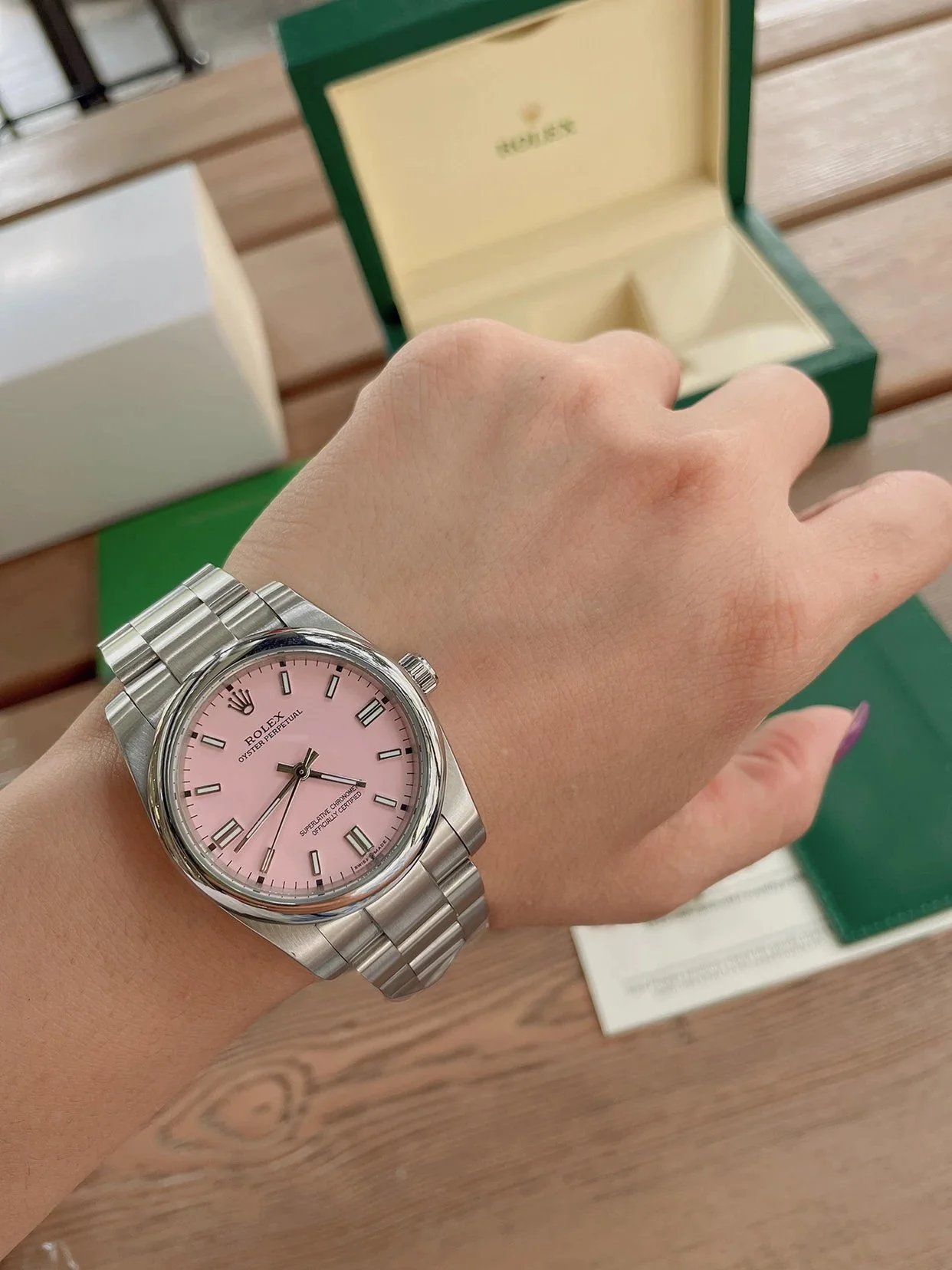 Log Style Steel Watch product detail 10