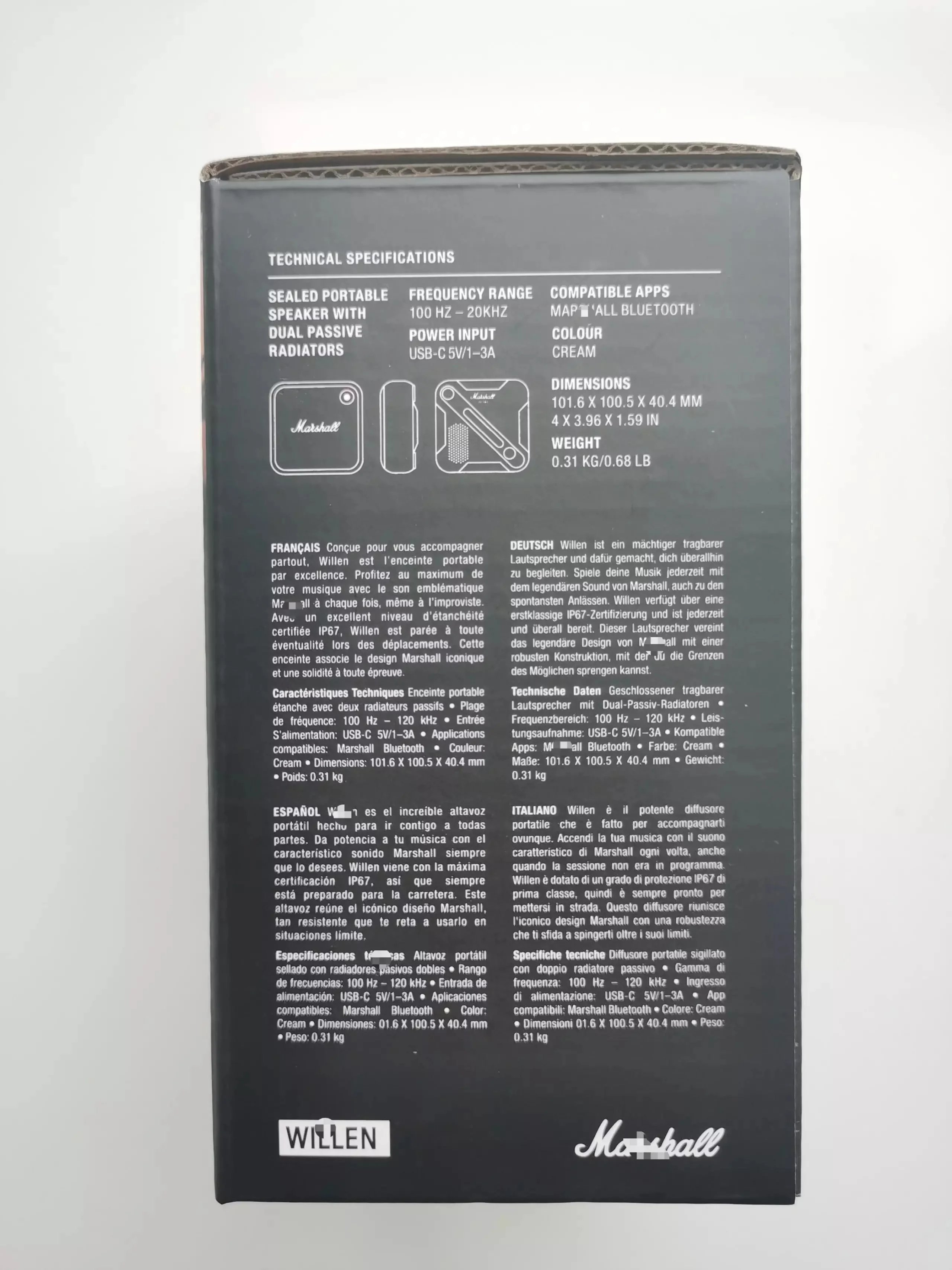 Marshall Portable Speaker product detail 4