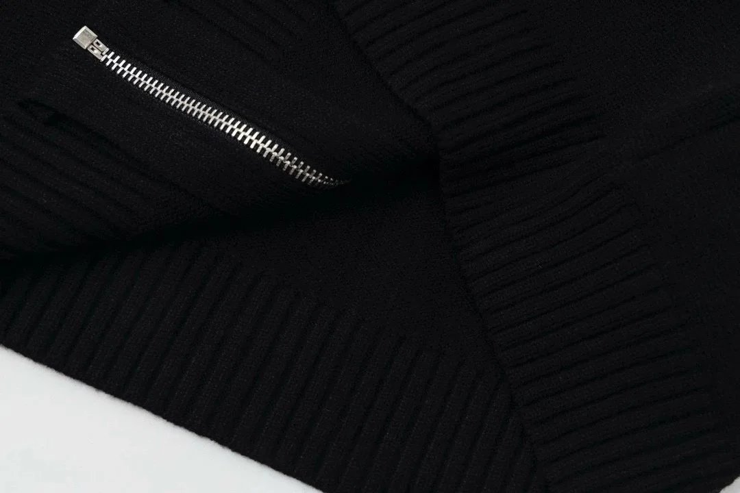 Prada Logo Zip Cardigan product detail 7