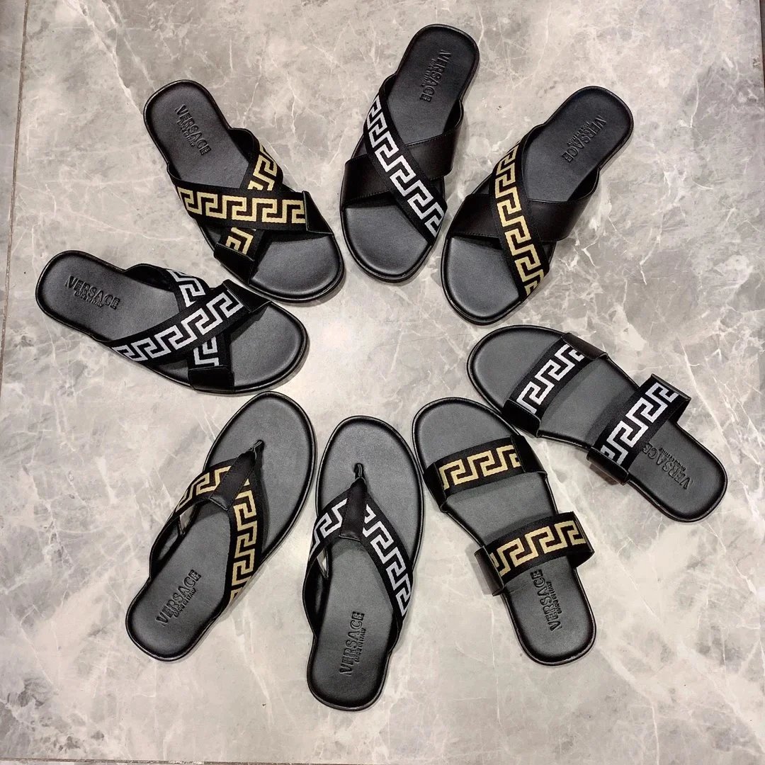 Versace Greca Slippers