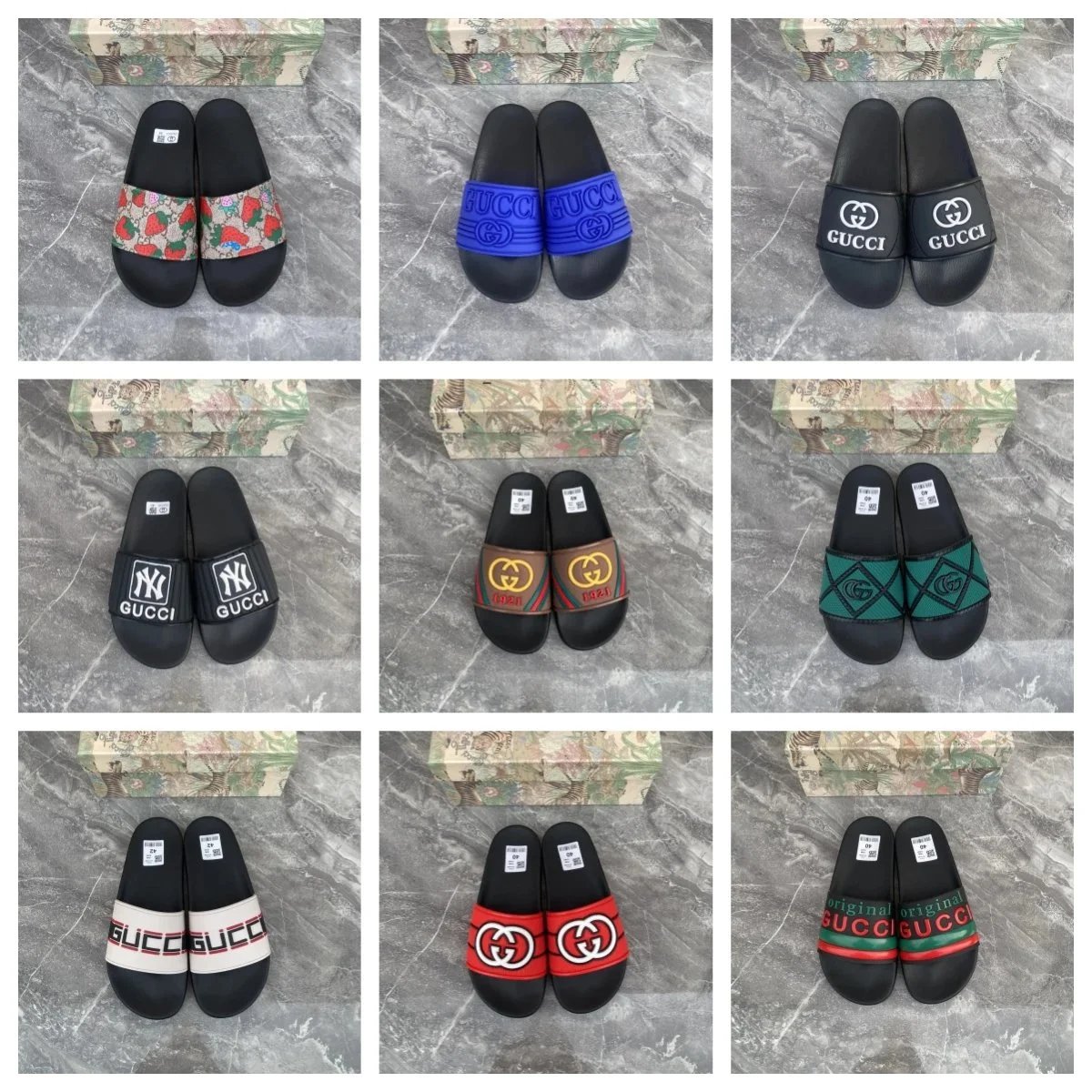 Gucci Slides Multiple Styles