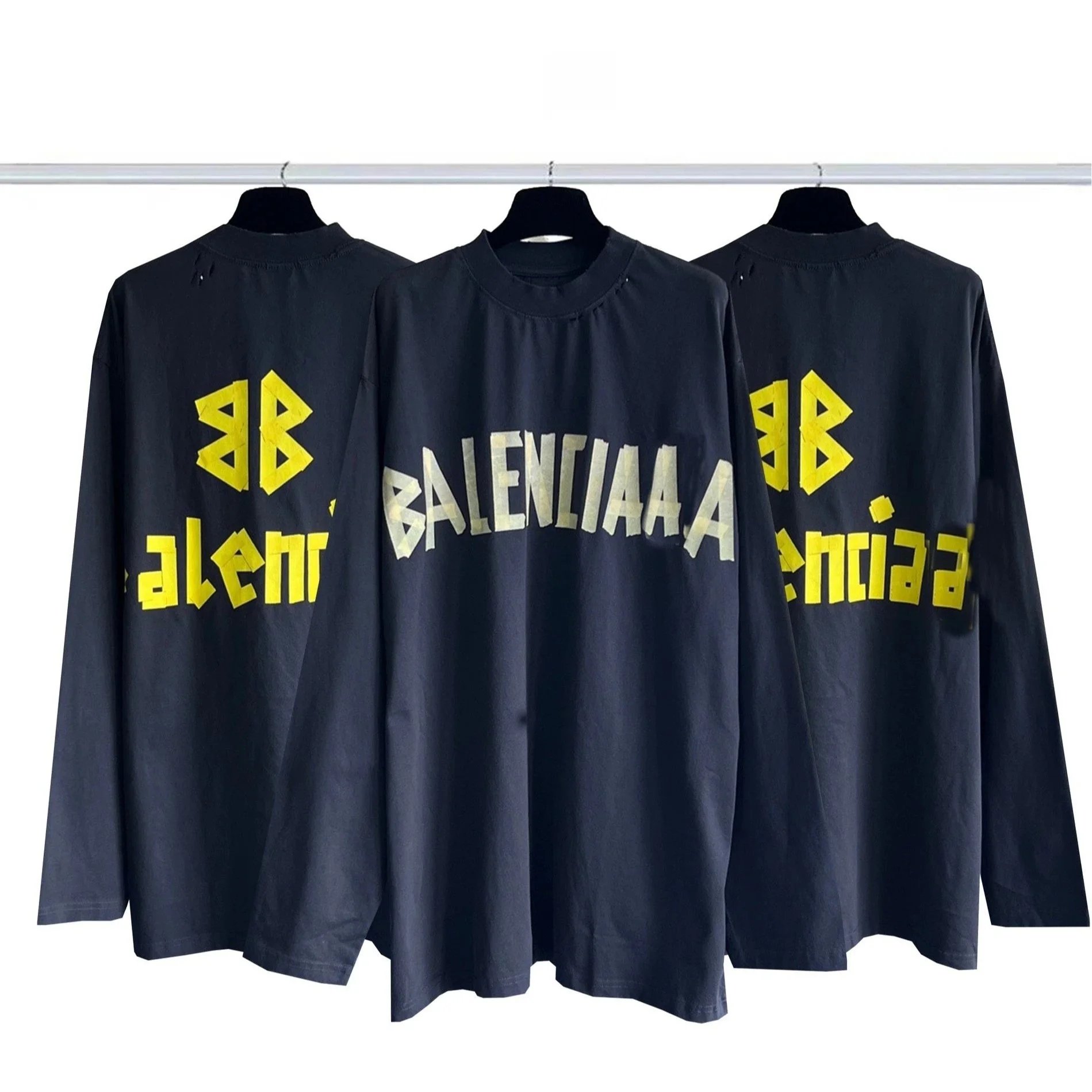 Balenciaga Tape Long Sleeve T-Shirt