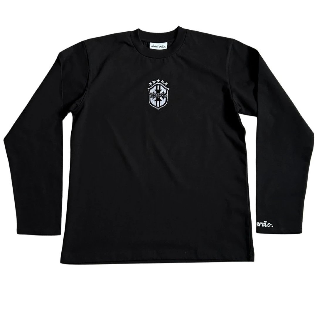 Embroidered Long Sleeve T-Shirt