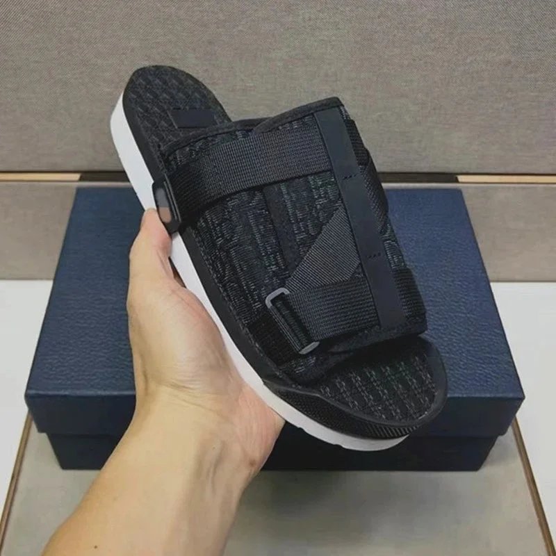 Dior Alpha Oblique Slides