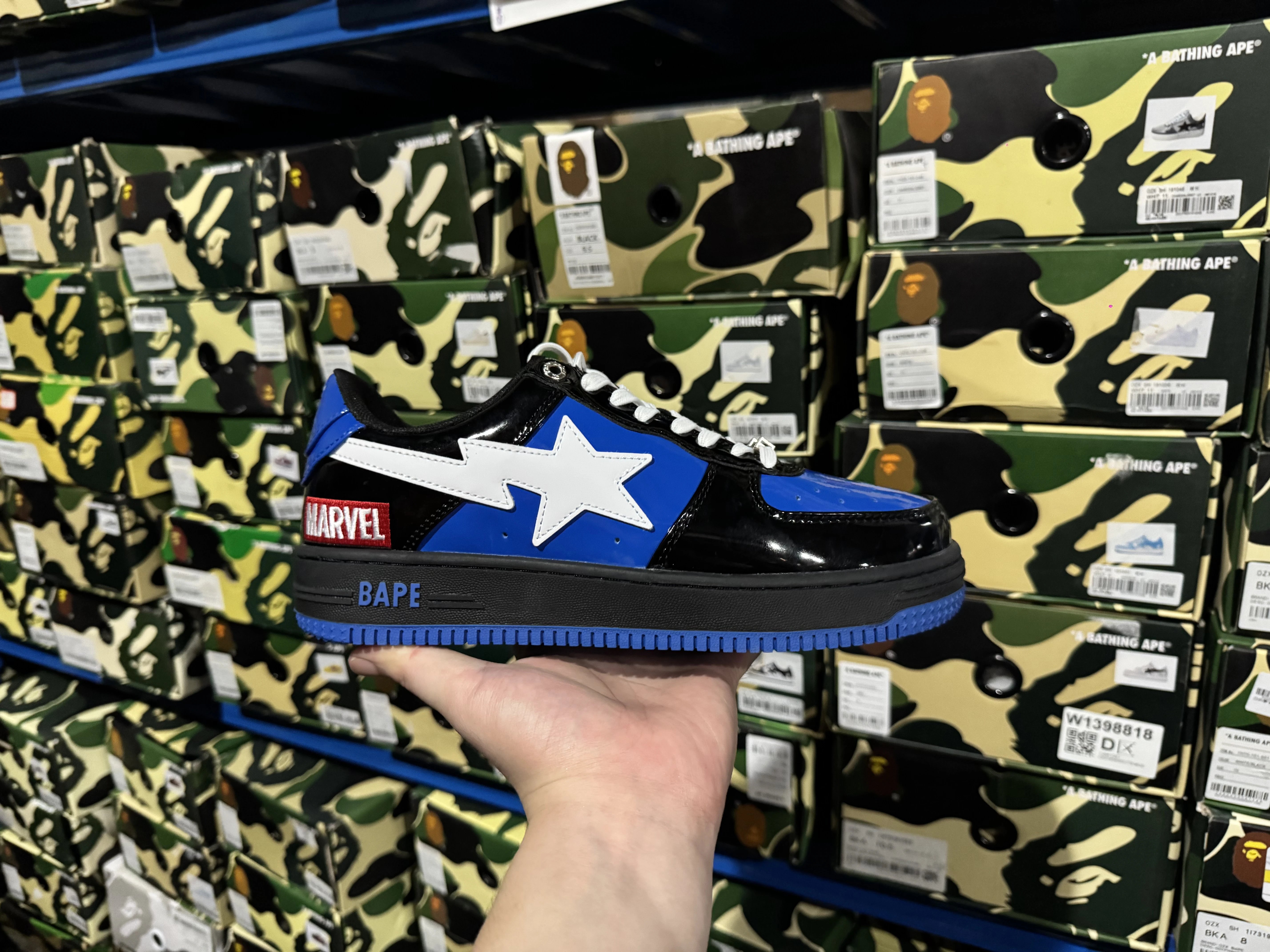 Bape Bape Sta Low Marvel Venom 001ZHI801046X