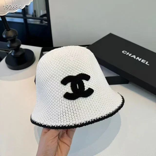 Chanel Hats CC Monogram Bucket Hat product detail image 5