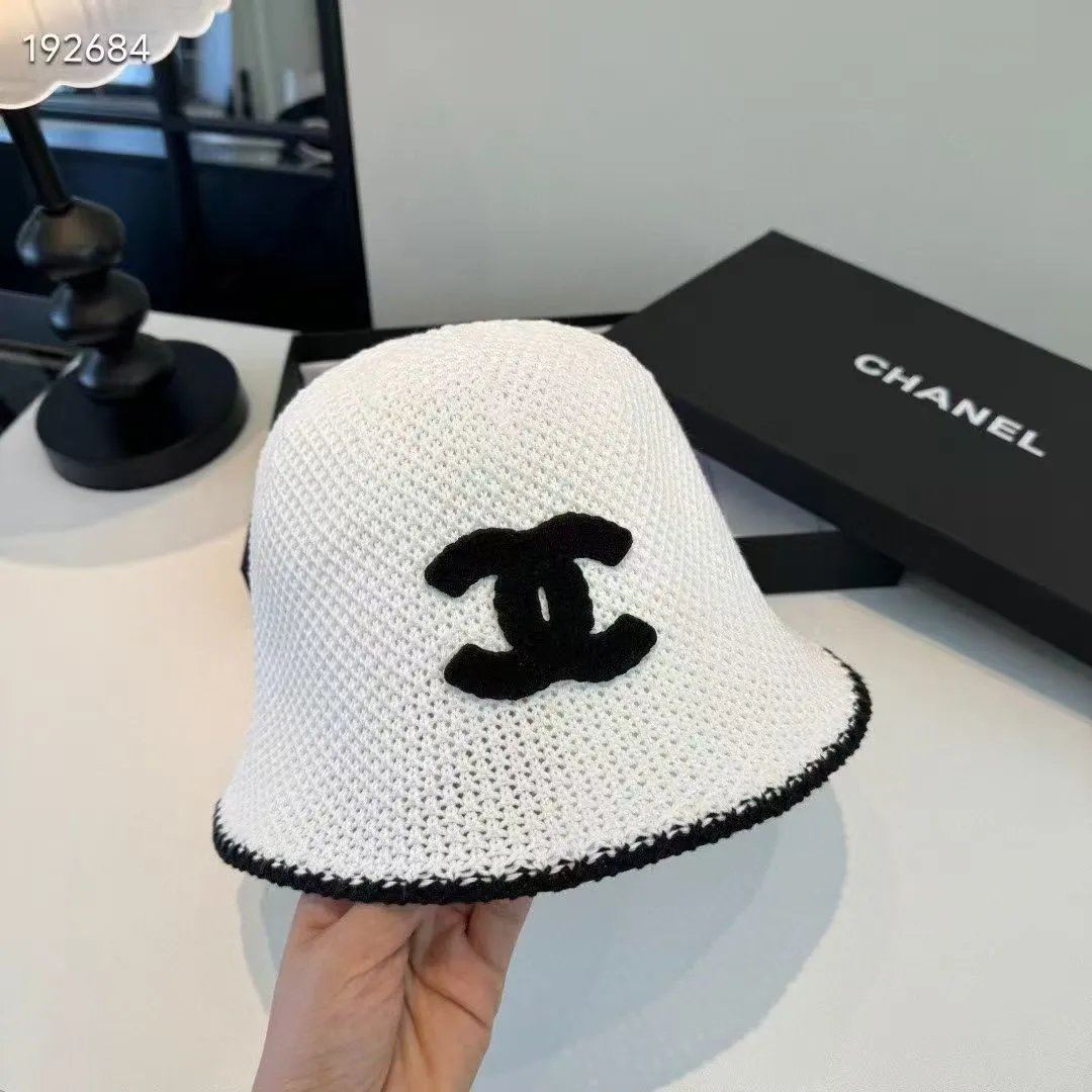 Chanel Hats CC Monogram Bucket Hat — 11