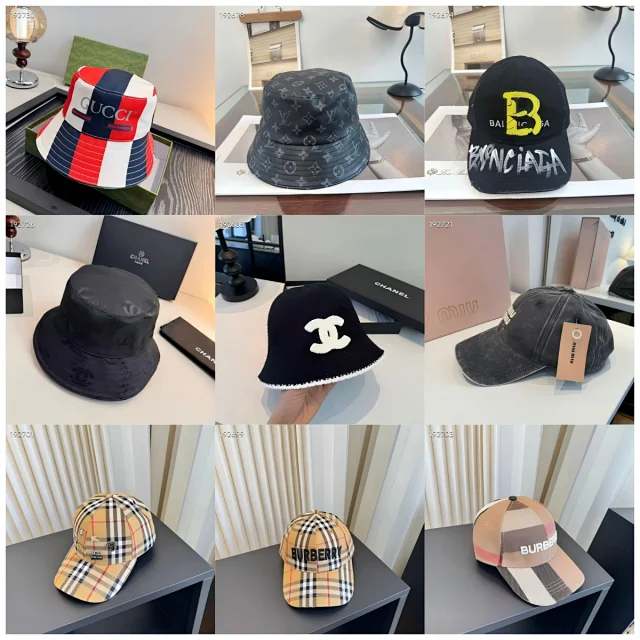 Chanel Hats CC Monogram Bucket Hat product detail image 1