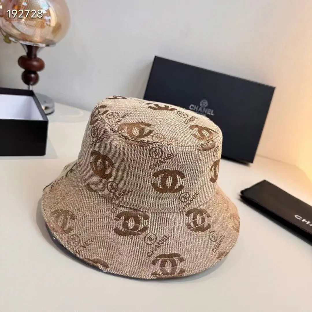 Chanel Hats CC Monogram Bucket Hat — 4