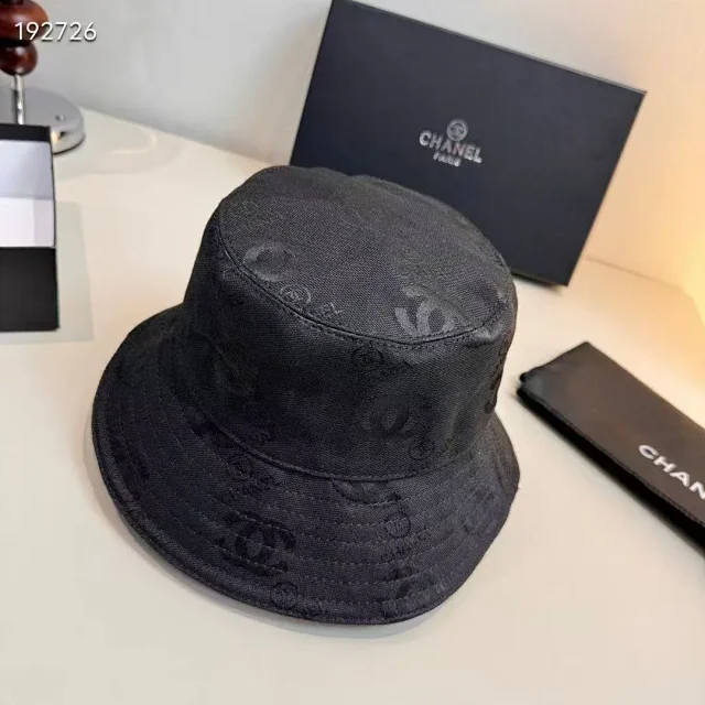Chanel Hats CC Monogram Bucket Hat product detail image 2