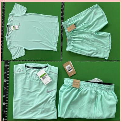 Nike Matching Sets Three-Piece Sportswear Set with Hooded Jacket, T-Shirt and Shorts image 3