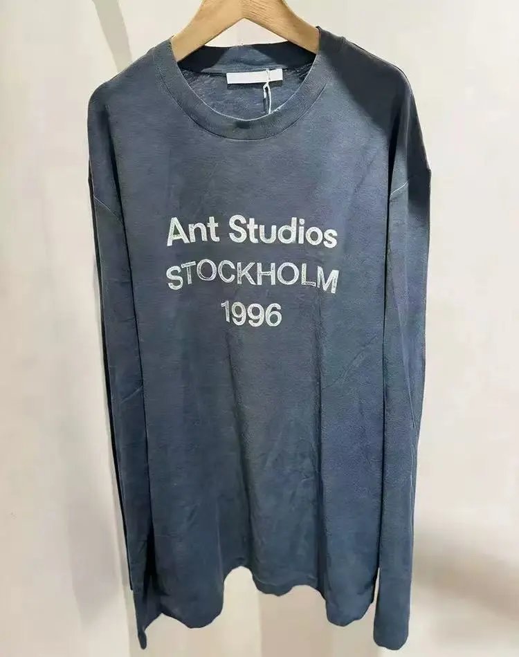 Acne Studios T-Shirts Stockholm 1996 Graphic Long-Sleeve T-Shirt — 9