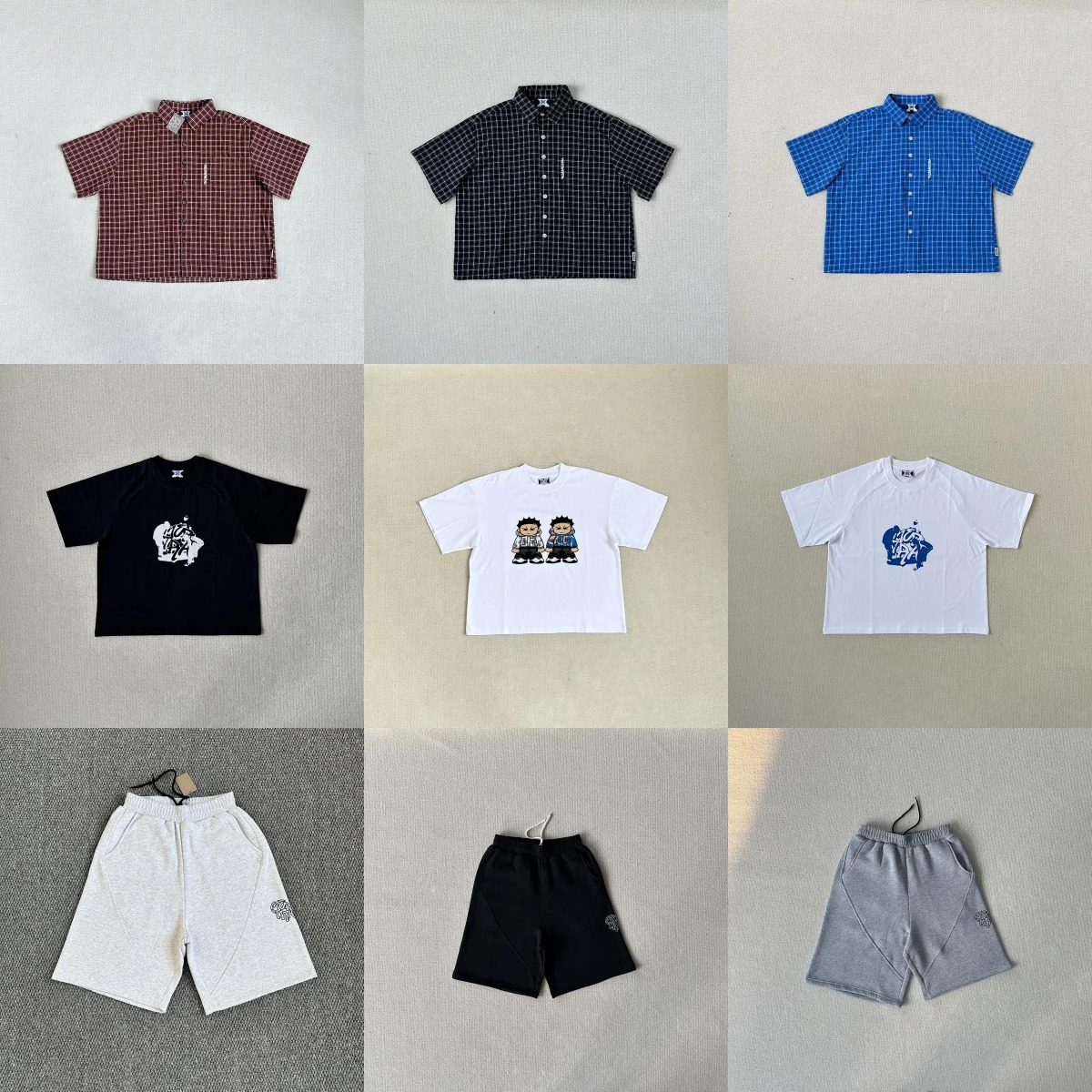 Heavyweight short-sleeved T-shirt for summer with special Sanskrit letter print for men and women