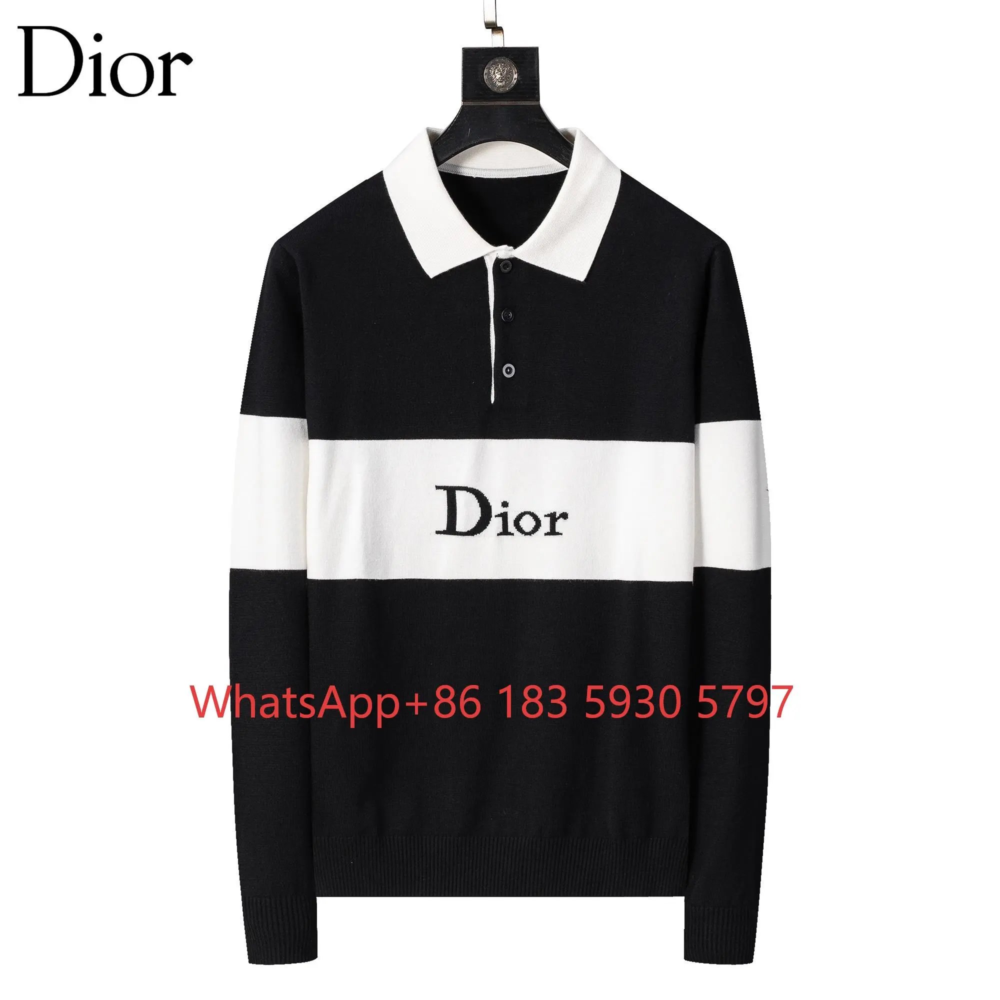 New Polo Long Sleeve - Black