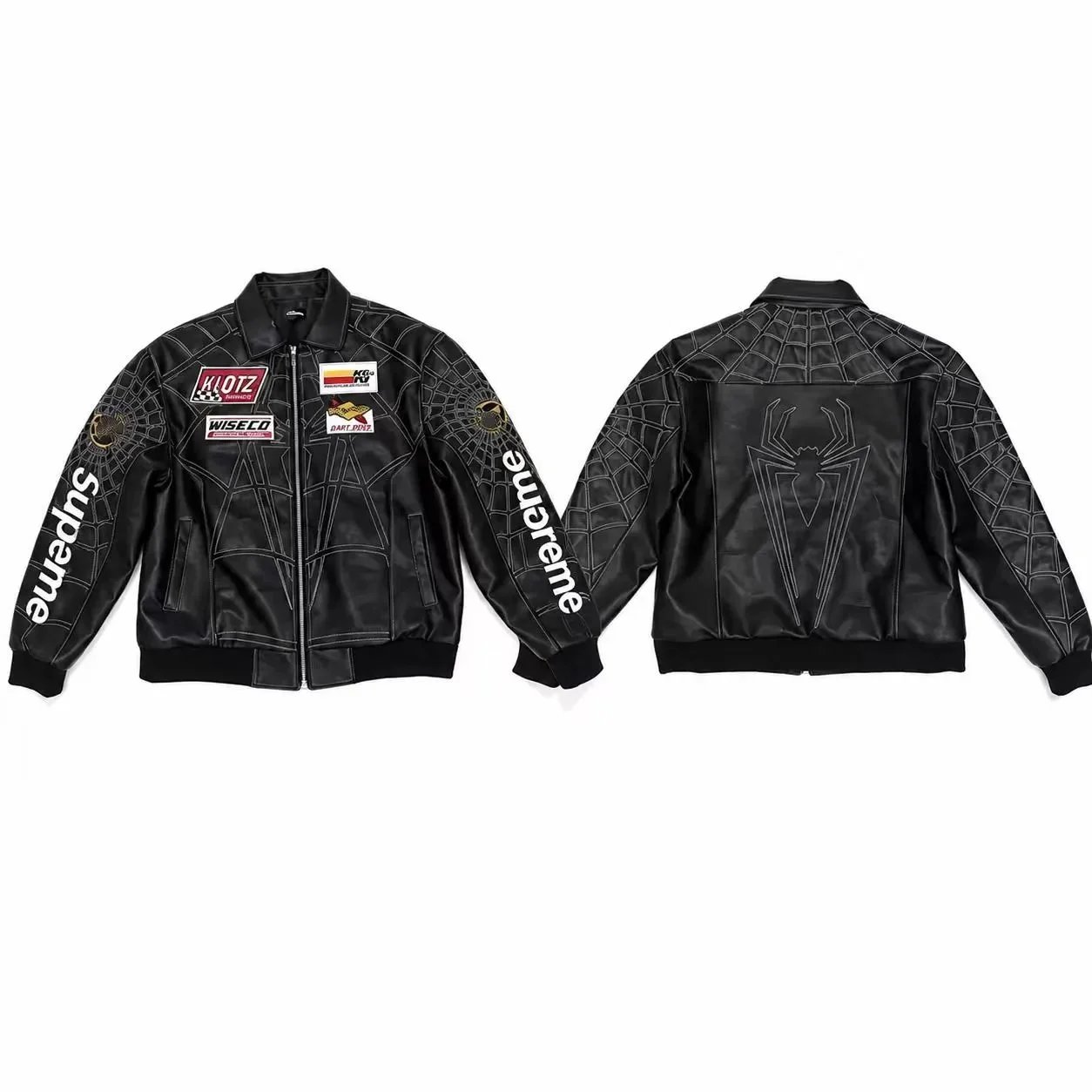 Supreme x Vanson jacket - Black