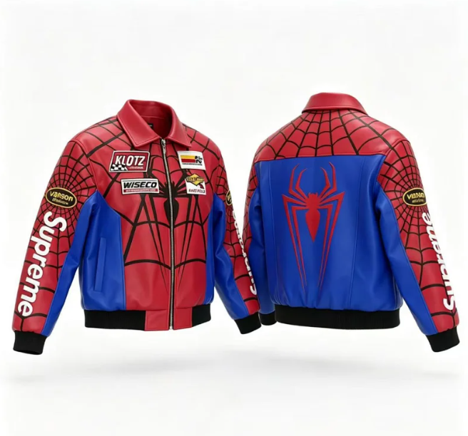 Supreme x Vanson jacket - Red