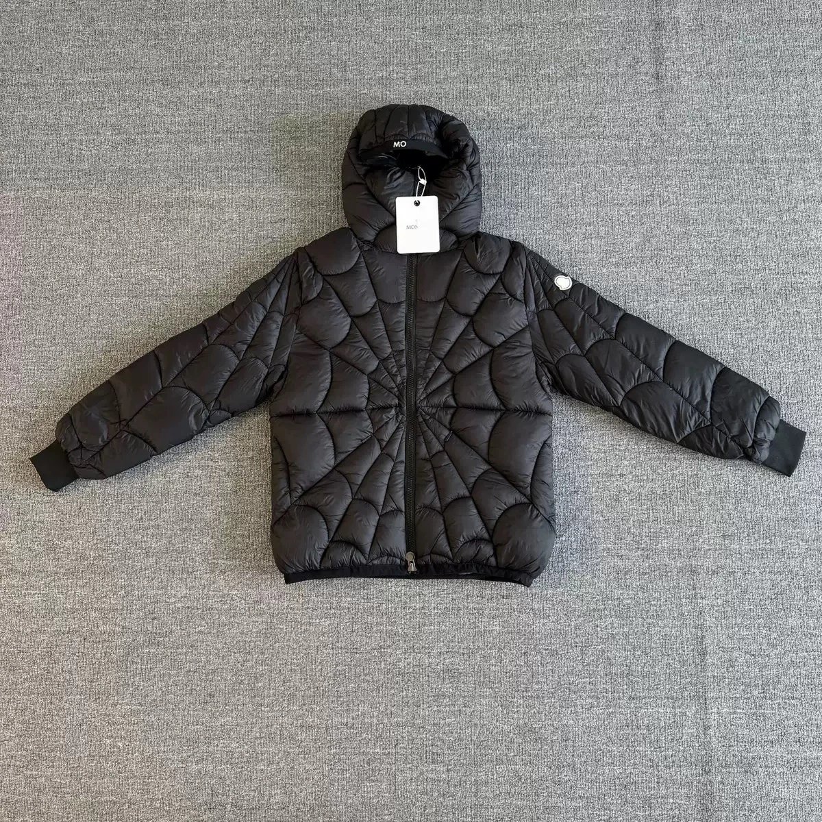 Saint Alexander Tracksuits Zip-up hoodie and jogger tracksuit — Moncler-Spider Black Down Jacket