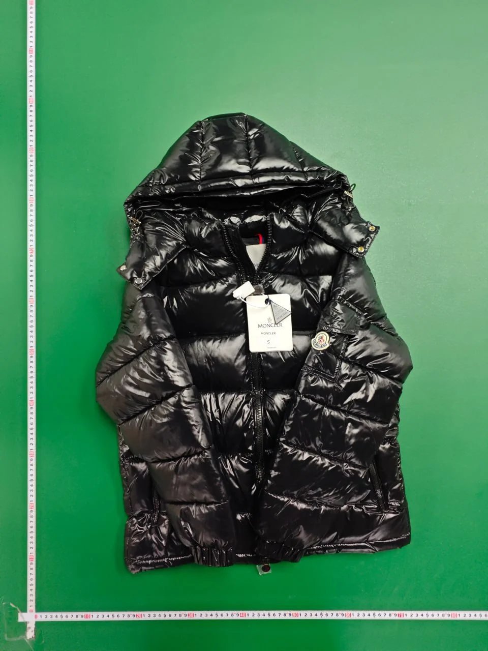 Saint Alexander Tracksuits Zip-up hoodie and jogger tracksuit — Moncler-Hooded black down jacket