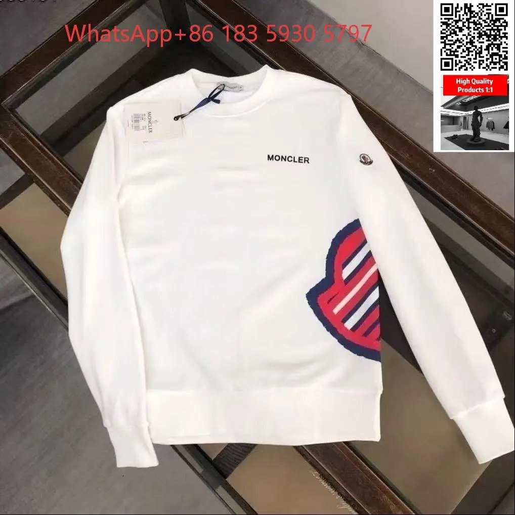 Moncler Mixed puffer jackets and tracksuit sets — White hoodie