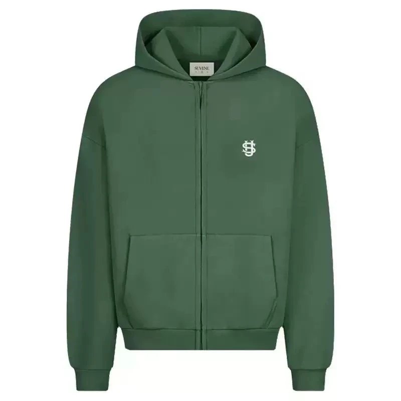 Saint Alexander Tracksuits Zip-up hoodie and jogger tracksuit — Suvene-Green hoodie