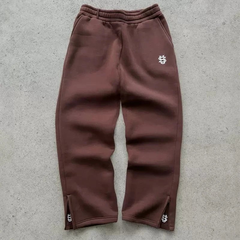 Saint Alexander Tracksuits Zip-up hoodie and jogger tracksuit — Suvene-Brown pants