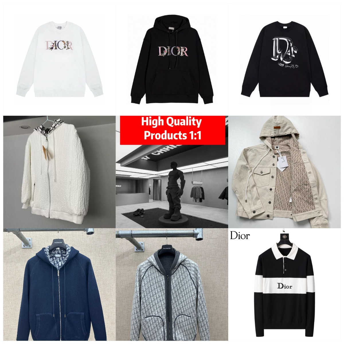 TY06-New High Quality CD Sweatshirt Hoodie Jacket WhatsApp+86 183 5930 5797