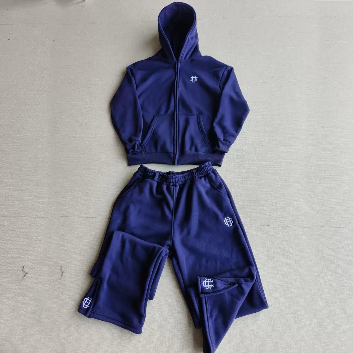 Saint Alexander Tracksuits Zip-up hoodie and jogger tracksuit — Suvene-Purple Sweat Set